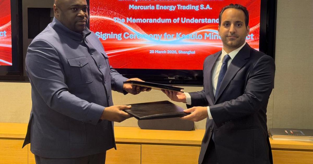 Mercuria et l’EGC scellent un protocole d'accord stratégique pour structurer une filière de cobalt responsable en RDC